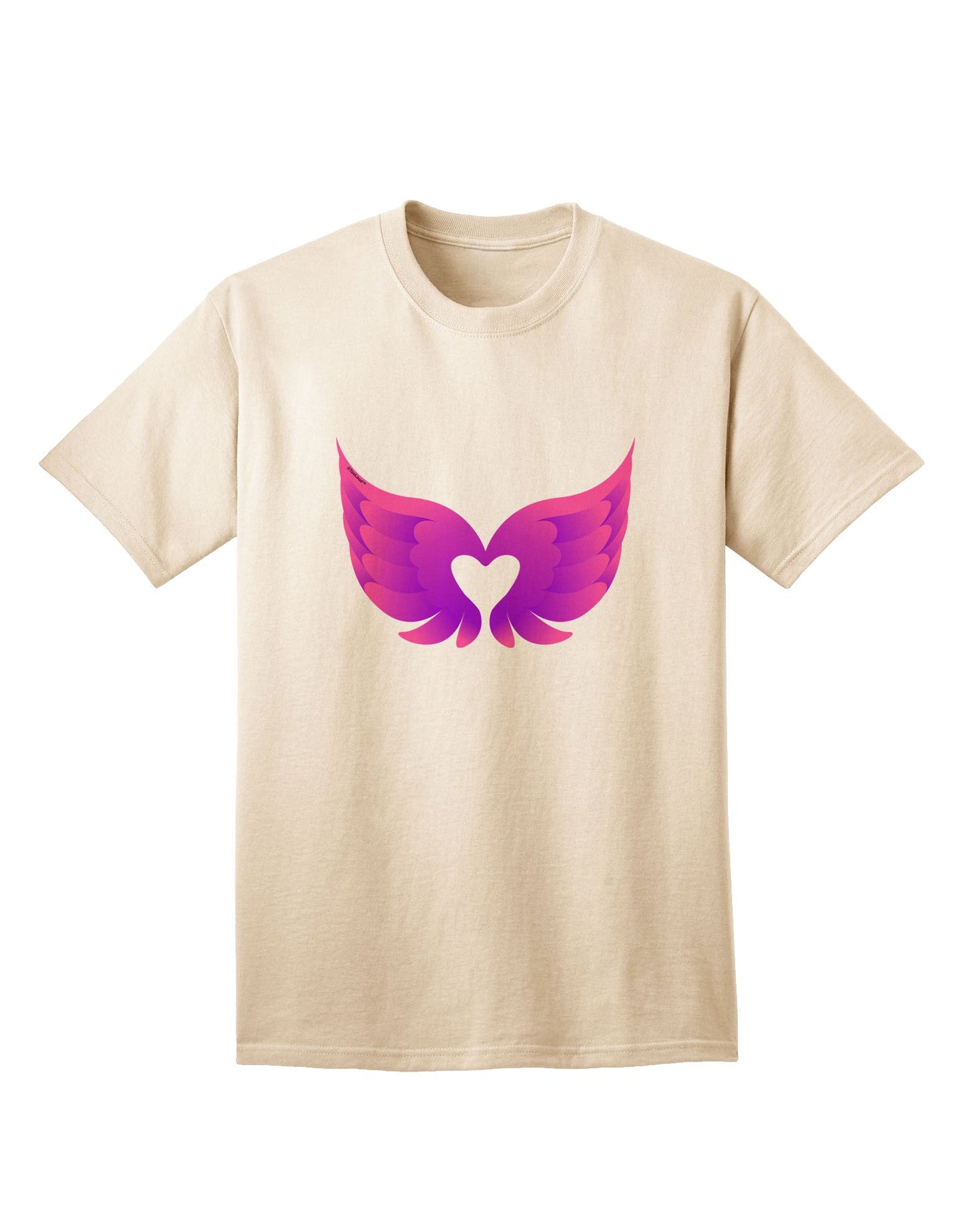 Charming Angel Wings & Heart Design - Adult T-Shirt Collection-Mens T-shirts-TooLoud-Natural-Small-Davson Sales