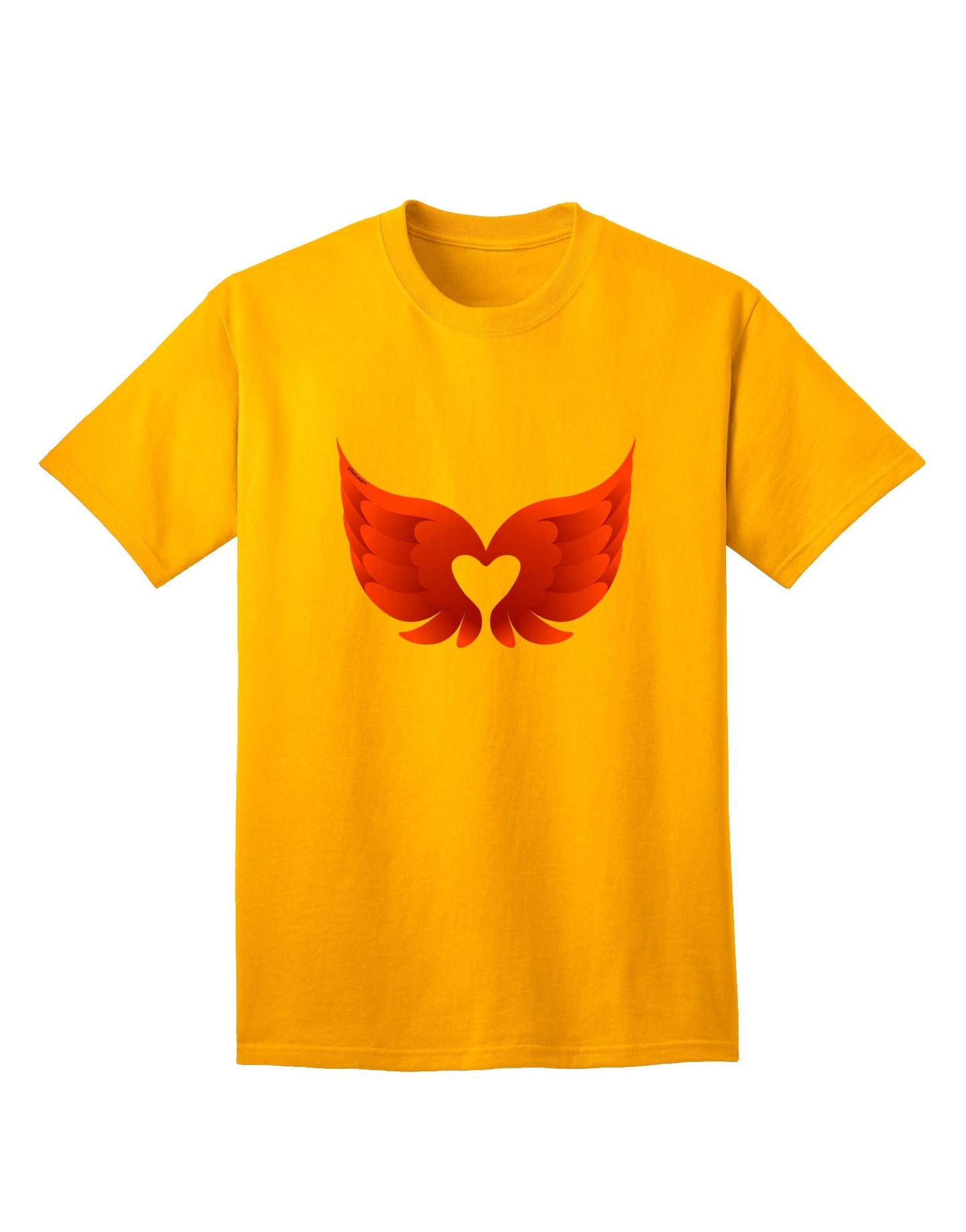 Charming Angel Wings & Heart Design - Adult T-Shirt Collection-Mens T-shirts-TooLoud-Gold-Small-Davson Sales