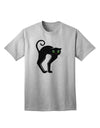 Charming Arched Black Cat - Adult Halloween T-Shirt Collection-Mens T-shirts-TooLoud-AshGray-Small-Davson Sales