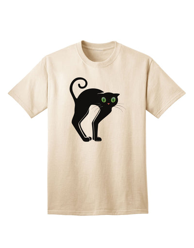 Charming Arched Black Cat - Adult Halloween T-Shirt Collection-Mens T-shirts-TooLoud-Natural-Small-Davson Sales