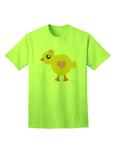 Charming Avian Design - Hand-Drawn Crayon Style Adult T-Shirt by TooLoud-Mens T-shirts-TooLoud-Neon-Green-Small-Davson Sales