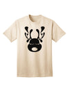 Charming Black Reindeer Face - Adult Christmas T-Shirt Collection-Mens T-shirts-TooLoud-Natural-Small-Davson Sales