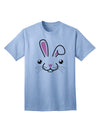 Charming Bunny Face Graphic Adult T-Shirt - A Must-Have for Casual Chic Wardrobe-Mens T-shirts-TooLoud-Light-Blue-Small-Davson Sales