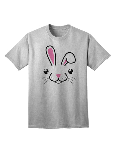 Charming Bunny Face Graphic Adult T-Shirt - A Must-Have for Casual Chic Wardrobe-Mens T-shirts-TooLoud-AshGray-Small-Davson Sales
