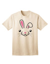 Charming Bunny Face Graphic Adult T-Shirt - A Must-Have for Casual Chic Wardrobe-Mens T-shirts-TooLoud-Natural-Small-Davson Sales