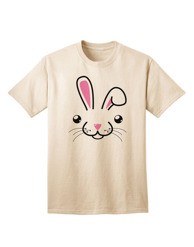 Charming Bunny Face Graphic Adult T-Shirt - A Must-Have for Casual Chic Wardrobe-Mens T-shirts-TooLoud-Natural-Small-Davson Sales