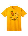 Charming Bunny Face Graphic Adult T-Shirt - A Must-Have for Casual Chic Wardrobe-Mens T-shirts-TooLoud-Gold-Small-Davson Sales