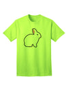 Charming Bunny Rabbit Easter-Themed Adult T-Shirt - Perfect for Festive Celebrations-Mens T-shirts-TooLoud-Neon-Green-Small-Davson Sales