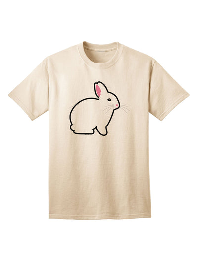 Charming Bunny Rabbit Easter-Themed Adult T-Shirt - Perfect for Festive Celebrations-Mens T-shirts-TooLoud-Natural-Small-Davson Sales