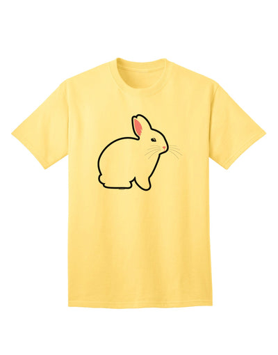 Charming Bunny Rabbit Easter-Themed Adult T-Shirt - Perfect for Festive Celebrations-Mens T-shirts-TooLoud-Yellow-Small-Davson Sales