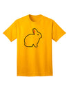 Charming Bunny Rabbit Easter-Themed Adult T-Shirt - Perfect for Festive Celebrations-Mens T-shirts-TooLoud-Gold-Small-Davson Sales