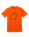 Charming Bunny Rabbit Easter-Themed Adult T-Shirt - Perfect for Festive Celebrations-Mens T-shirts-TooLoud-Orange-Small-Davson Sales