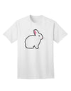 Charming Bunny Rabbit Easter-Themed Adult T-Shirt - Perfect for Festive Celebrations-Mens T-shirts-TooLoud-White-Small-Davson Sales