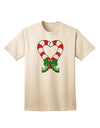 Charming Candy Cane Heart - Christmas Adult T-Shirt Collection-Mens T-shirts-TooLoud-Natural-Small-Davson Sales