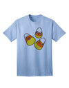 Charming Candy Corn Family Halloween Adult T-Shirt - Perfect for Festive Celebrations-Mens T-shirts-TooLoud-Light-Blue-Small-Davson Sales