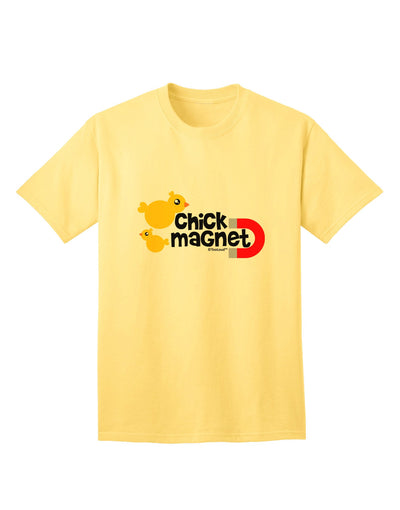 Charming Chick Magnet Design - Premium Adult T-Shirt for the Modern Individual-Mens T-shirts-TooLoud-Yellow-Small-Davson Sales
