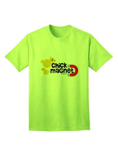 Charming Chick Magnet Design - Premium Adult T-Shirt for the Modern Individual-Mens T-shirts-TooLoud-Neon-Green-Small-Davson Sales