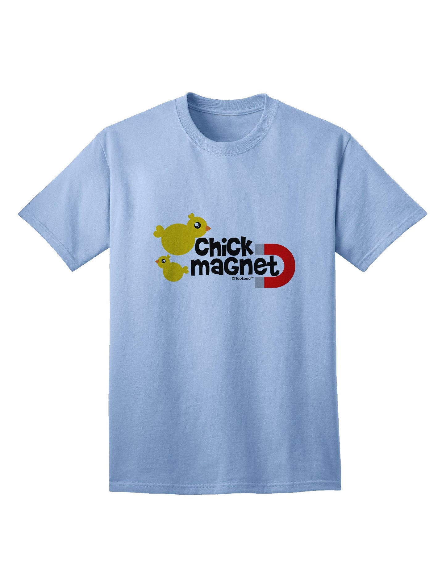 Charming Chick Magnet Design - Premium Adult T-Shirt for the Modern Individual-Mens T-shirts-TooLoud-Light-Blue-Small-Davson Sales