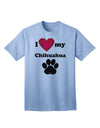 Charming Chihuahua Adult T-Shirt by TooLoud-Mens T-shirts-TooLoud-Light-Blue-Small-Davson Sales