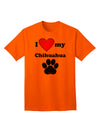 Charming Chihuahua Adult T-Shirt by TooLoud-Mens T-shirts-TooLoud-Orange-Small-Davson Sales