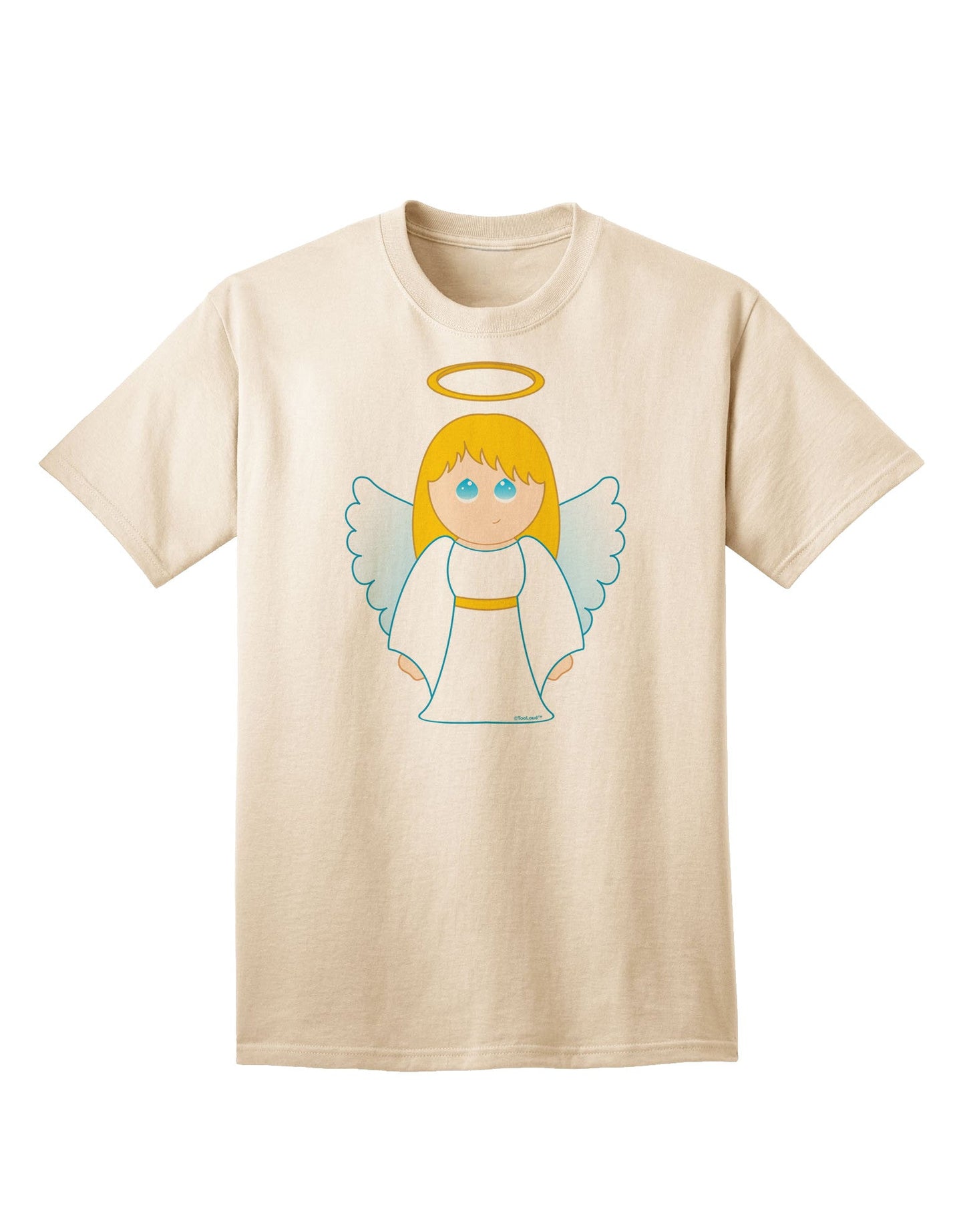 Charming Christmas Angel Girl - Premium Adult T-Shirt Collection-Mens T-shirts-TooLoud-Natural-Small-Davson Sales