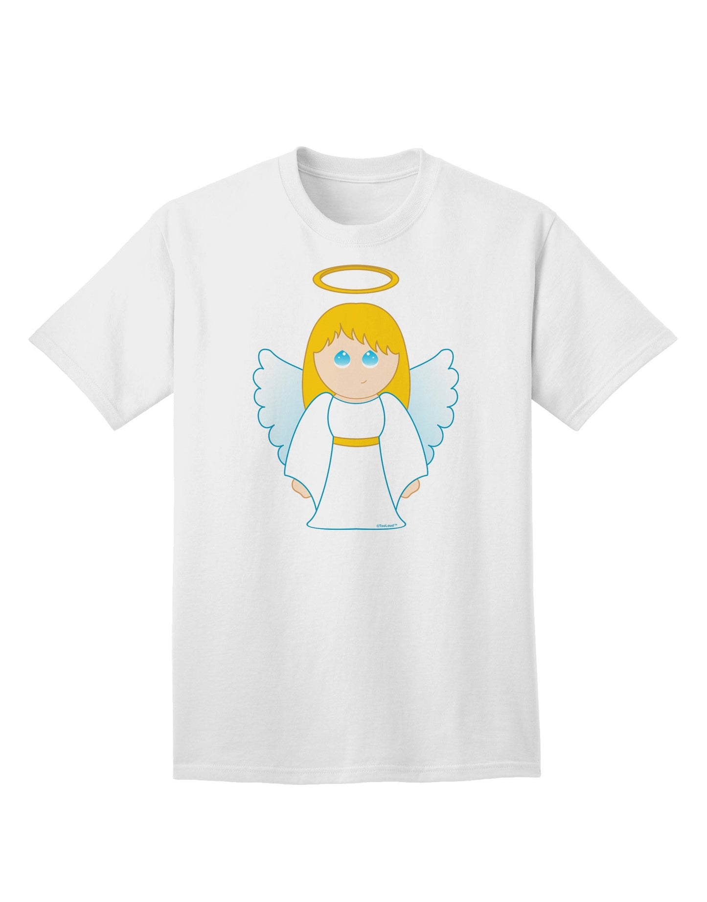 Charming Christmas Angel Girl - Premium Adult T-Shirt Collection-Mens T-shirts-TooLoud-White-Small-Davson Sales