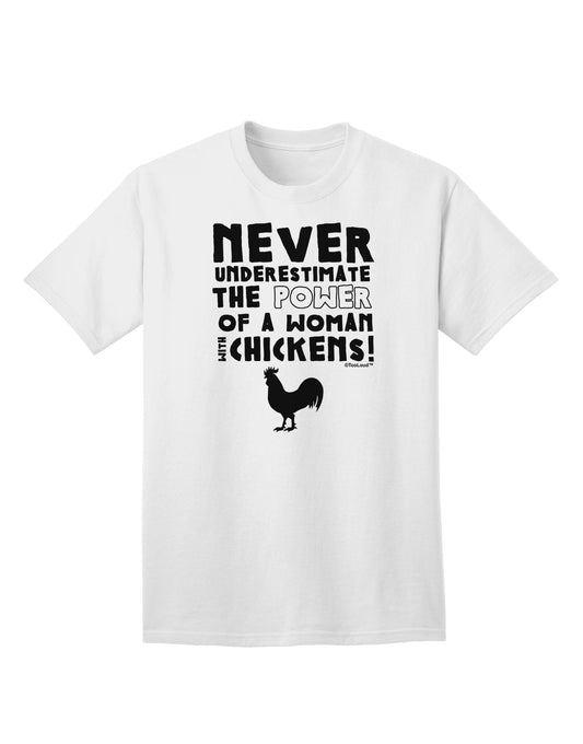 Charming Countryside: A Woman With Chickens - Adult T-Shirt Collection-Mens T-shirts-TooLoud-White-Small-Davson Sales