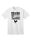 Charming Countryside: A Woman With Chickens - Adult T-Shirt Collection-Mens T-shirts-TooLoud-White-Small-Davson Sales