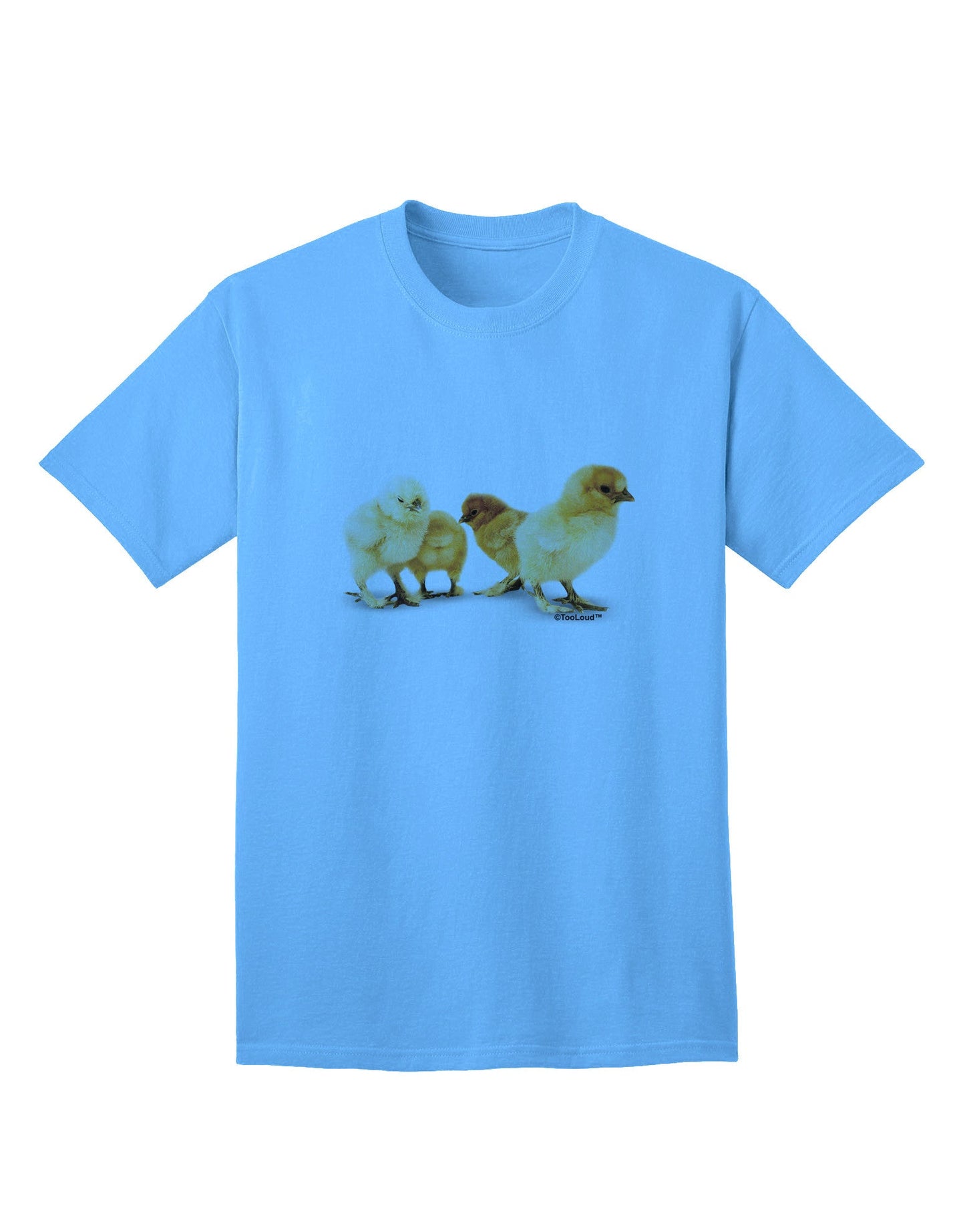 Charming 'Cute Chicks' Adult T-Shirt Collection-Mens T-shirts-TooLoud-Aquatic-Blue-Small-Davson Sales
