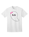 Charming 'Cute Girl Ghost' Halloween Adult T-Shirt - A Must-Have Festive Apparel-Mens T-shirts-TooLoud-White-Small-Davson Sales