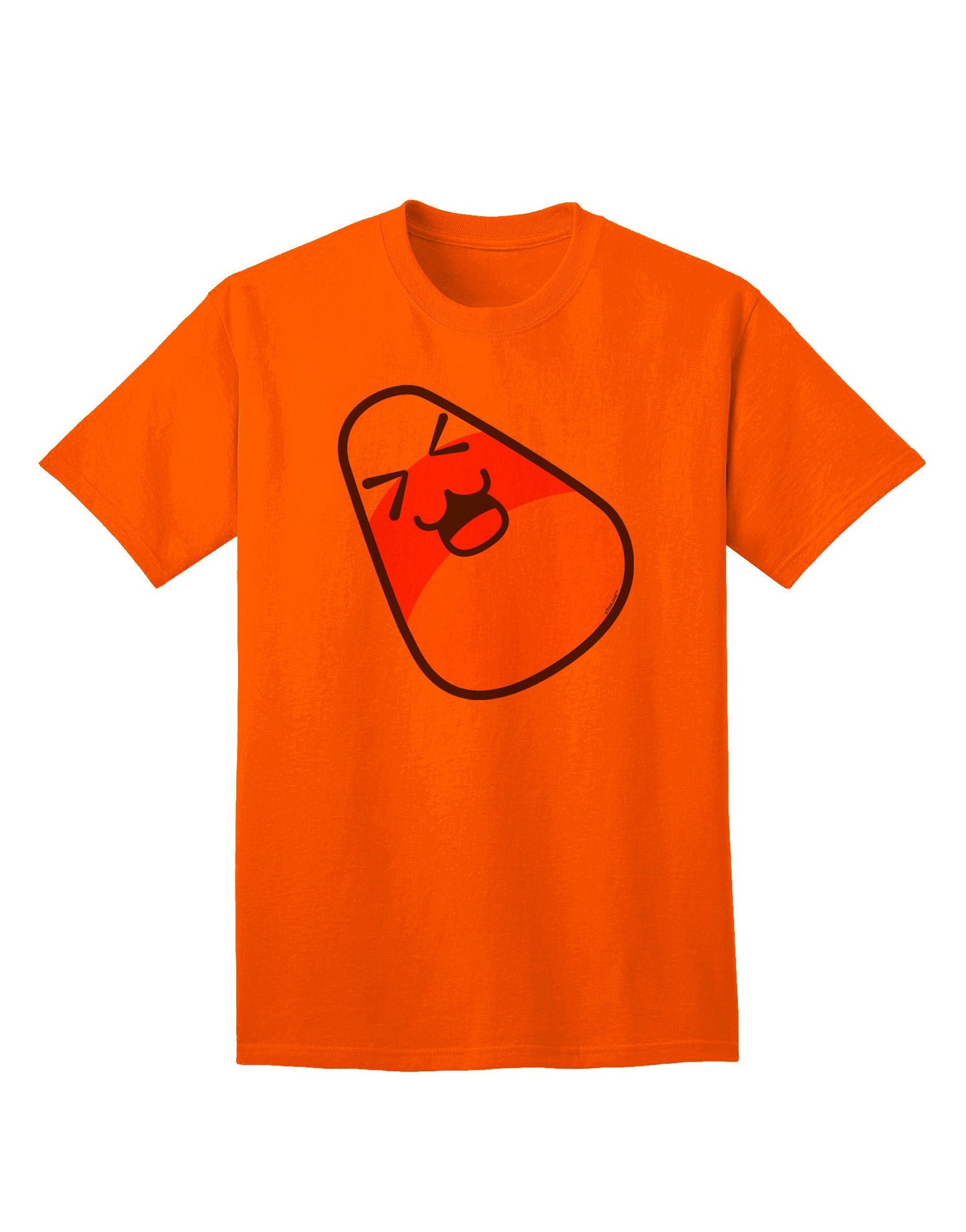 Charming 'Father Candy Corn' Family Halloween Adult T-Shirt - Perfect for Festive Celebrations-Mens T-shirts-TooLoud-Orange-Small-Davson Sales