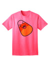 Charming 'Father Candy Corn' Family Halloween Adult T-Shirt - Perfect for Festive Celebrations-Mens T-shirts-TooLoud-Neon-Pink-Small-Davson Sales