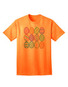 Charming Faux Applique Easter Eggs - Adult T-Shirt Collection for Festive Elegance-Mens T-shirts-TooLoud-Neon-Orange-Small-Davson Sales