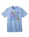 Charming Faux Applique Easter Eggs - Adult T-Shirt Collection for Festive Elegance-Mens T-shirts-TooLoud-Light-Blue-Small-Davson Sales