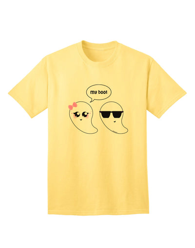 Charming Ghost Duo 'My Boo' - Adult Halloween T-Shirt Collection-Mens T-shirts-TooLoud-Yellow-Small-Davson Sales