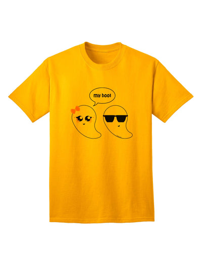 Charming Ghost Duo 'My Boo' - Adult Halloween T-Shirt Collection-Mens T-shirts-TooLoud-Gold-Small-Davson Sales