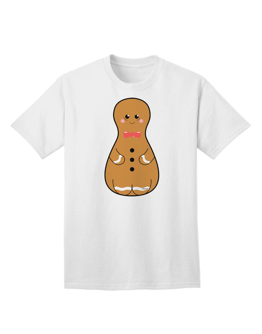 Charming Gingerbread Matryoshka Nesting Doll - Premium Christmas Adult T-Shirt for Festive Season-Mens T-shirts-TooLoud-White-Small-Davson Sales