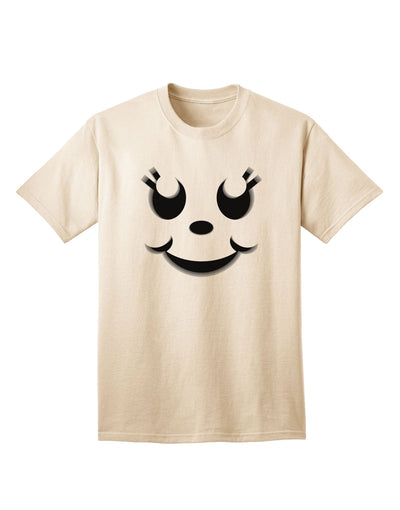 Charming 'Girl Jack O Lantern' Pumpkin Face - Adult T-Shirt for Casual Chic-Mens T-shirts-TooLoud-Natural-Small-Davson Sales