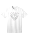 Charming Heart Snowflake Christmas Adult T-Shirt - A Festive Ecommerce Exclusive-Mens T-shirts-TooLoud-White-Small-Davson Sales