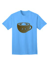 Charming Holiday Collection: Pumpkin Spice Latte Adult T-Shirt - A Cute Festive Essential-Mens T-shirts-TooLoud-Aquatic-Blue-Small-Davson Sales