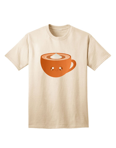 Charming Holiday Collection: Pumpkin Spice Latte Adult T-Shirt - A Cute Festive Essential-Mens T-shirts-TooLoud-Natural-Small-Davson Sales