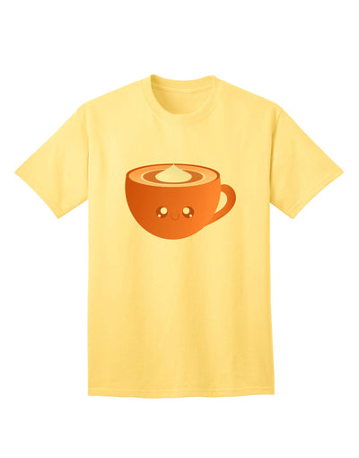 Charming Holiday Collection: Pumpkin Spice Latte Adult T-Shirt - A Cute Festive Essential-Mens T-shirts-TooLoud-Yellow-Small-Davson Sales