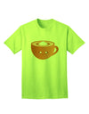 Charming Holiday Collection: Pumpkin Spice Latte Adult T-Shirt - A Cute Festive Essential-Mens T-shirts-TooLoud-Neon-Green-Small-Davson Sales