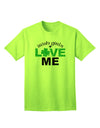 Charming Irish Girls Love Me - Premium Adult T-Shirt Collection-Mens T-shirts-TooLoud-Neon-Green-Small-Davson Sales
