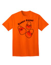 Charming Kawaii Candy Corn - Adult Halloween T-Shirt for the Fashion-Conscious-Mens T-shirts-TooLoud-Orange-Small-Davson Sales