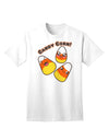 Charming Kawaii Candy Corn - Adult Halloween T-Shirt for the Fashion-Conscious-Mens T-shirts-TooLoud-White-Small-Davson Sales