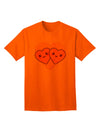 Charming Kawaii Hearts Adult T-Shirt - A Super Cute Addition to Your Wardrobe-Mens T-shirts-TooLoud-Orange-Small-Davson Sales