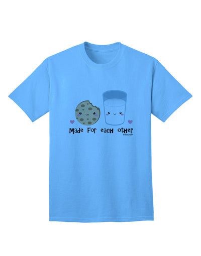 Charming Milk and Cookie - Perfectly Paired Adult T-Shirt by TooLoud-Mens T-shirts-TooLoud-Aquatic-Blue-Small-Davson Sales