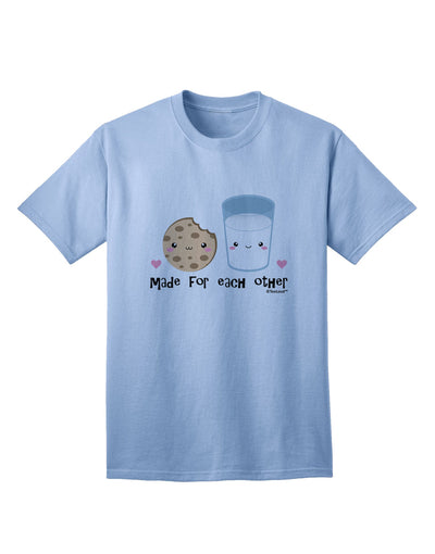 Charming Milk and Cookie - Perfectly Paired Adult T-Shirt by TooLoud-Mens T-shirts-TooLoud-Light-Blue-Small-Davson Sales