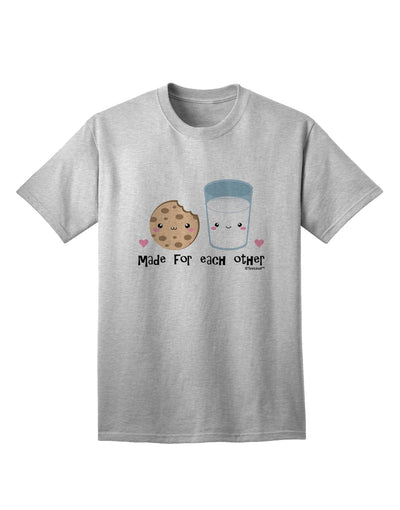 Charming Milk and Cookie - Perfectly Paired Adult T-Shirt by TooLoud-Mens T-shirts-TooLoud-AshGray-Small-Davson Sales